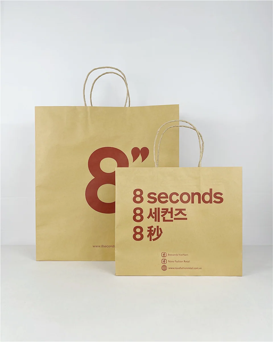 8 Seconds — Kraft paper bag