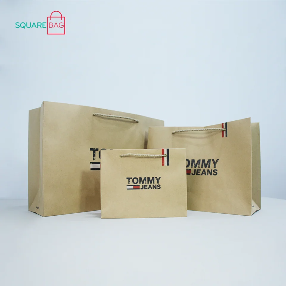Tommy Jeans — Kraft paper bag set